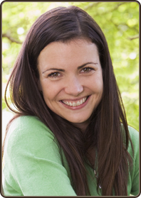 stock photo young woman with straight smile